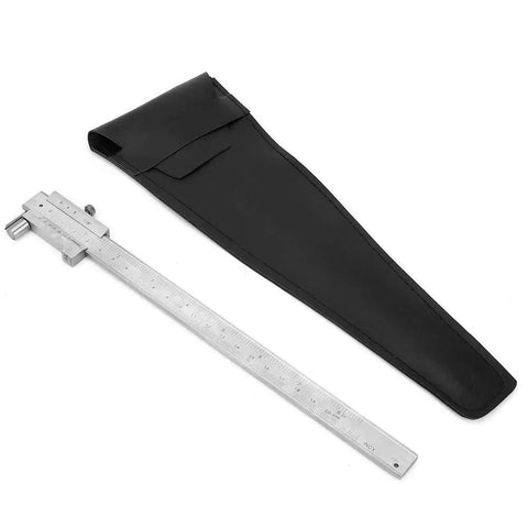 Vernier Caliper 0-200mm With Scribe, Pro Grade Stainless Steel Measuring Tool For Metal Wood Plastic with black case