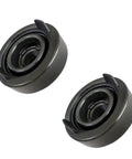 Two black 4 Pack Car Headlight Dust Caps Universal Rubber Sealing Covers For Headlight Protection All Weather Dust Covers