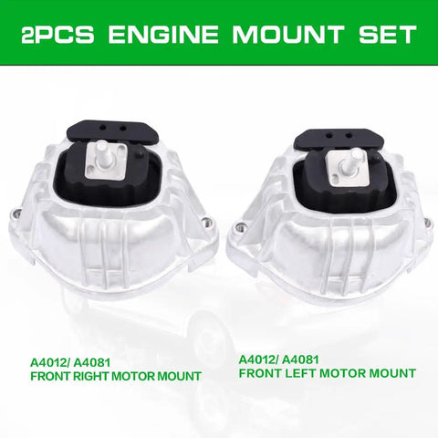 Premium Engine And Transmission Mount Kit For BMW 335i 328Xi X1 Z4 With 3.0L Engine featuring front left and right motor mounts