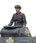 German Type I Tank B 1/35 Plastic Model Kit From Military Miniature Series No 388 with unpainted commander figure
