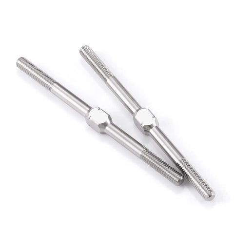 RC Turnbuckles Camber Links Set 1 Pair 14mm To 50mm With 17 Length Options For Precise Steering Linkage M3 Tie Rods For 1/10 Scale RC Cars