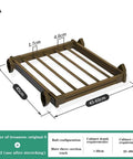 Multi Tier Slide Out Closet Pants Rack Trouser Hanger Organizer For Jeans Ties Scarves, 45cm x 45-60cm size, heavy duty aluminum.