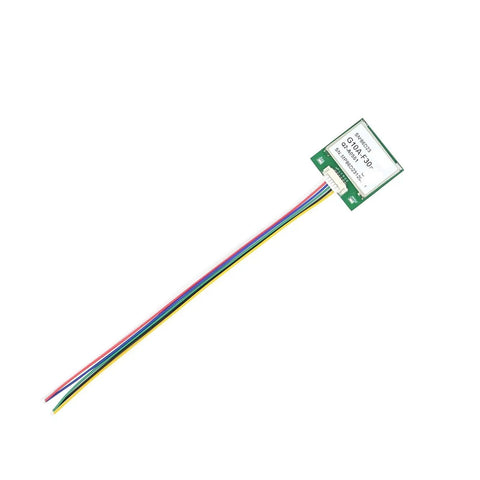 UBX M10 GPS GNSS Module For FPV Drones, 1-25Hz Receiver With Multi System Support, showing multi-colored connection wires
