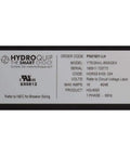 Label of Left Hand Spa Control Module PS6702Y LH detailing specifications and model information.