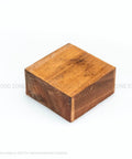 African mahogany bowl blank block, front view, 10 x 10 x 2 in, kiln-dried wood