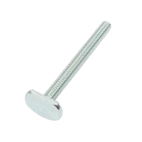 Quarter Inch 1/4-20 T Track Bolt Set, 2-1/2 Inch Length, Drop-In Sliding T Slot Bolts with T Shaped Head, Zinc Plated Tough Steel