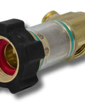 DuraView Inlet Filter With Integrated Garden Hose Nut Built Tough For Outdoor Water Systems 8.0 GPM Flow 150 PSI Max Inlet