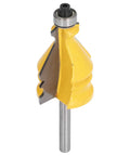 Heavy Duty Quarter Inch Shank Router Bit For Picture Frame Molding With Tough Alloy Blade, 1-3/8 In diameter cutter