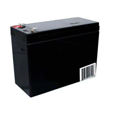 Three Piece 12V 10Ah SLA Replacement Batteries For Ups Backup Power And Home Alarm Systems Offering No Sweat Setup And Legit Heavy Duty Reliability With Smooth Daily Operation That Really Delivers The Goods, showing a black sealed lead acid battery with terminals.