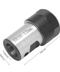 Collet Chuck Holder Kit For CNC Milling Lathe Set With 40L Collet Block And ER16A Straight Shank Adapter, 12mm Spindle Clamp Bar