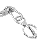 Stainless Steel Horse Tie Ring With Safety Release Mechanism for Training Half Round Ring with eye bolts for pulling back