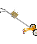 Heavy Duty 55 Gallon Drum Dolly With Braking Wheels, Rugged Reinforced Upgrade, Sturdy Steel Frame Built To Haul Up To 1000 Lbs, Stable Durable Trolley For Easy Oil Drum Transport And Handling On Any Job Site.