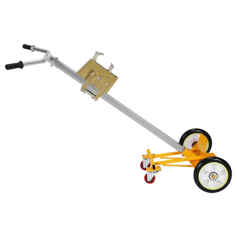Heavy Duty 55 Gallon Drum Dolly With Braking Wheels, Rugged Reinforced Upgrade, Sturdy Steel Frame Built To Haul Up To 1000 Lbs, Stable Durable Trolley For Easy Oil Drum Transport And Handling On Any Job Site.
