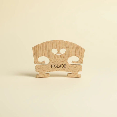 Violin Bridge Maple Replacement Part With Pre Cut String Grooves For No Fuss Install Handcrafted From Aged Maple For Stable Performance And Clear Resonant Tone Perfect For Students And Beginners Looking For An Easy Upgrade, 4/4 maple violin bridge