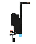 IPhone 13 Pro Max Ear Speaker Assembly Replacement With Proximity Sensor Flex Cable For Cracked Noisy Earpiece Fits IPhone 13 Pro Max No Drama Install High Quality Part black flex cable