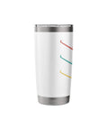 Insulated Stainless Steel Tumbler For Glider Pilots And Aviation Nerds, Double Wall Hot And Cold Cup with colorful plane design