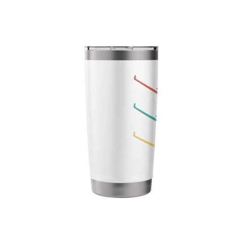 Insulated Stainless Steel Tumbler For Glider Pilots And Aviation Nerds, Double Wall Hot And Cold Cup with colorful plane design