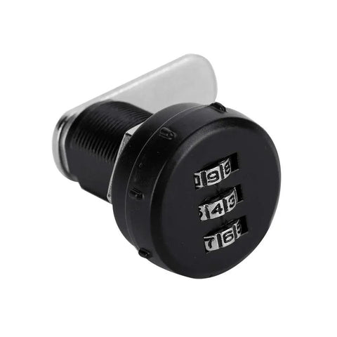 3 Digit Combination Cam Lock Zinc Alloy Cabinet Lock no screw needed easy install for tool boxes and cabinets