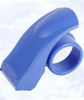 Rock Solid Heavy Duty Tape Dispenser Cutter With Ergonomic Grip And Sharp Steel Blade For 5 Cm Packing Tape in blue color.