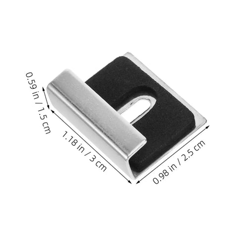 Mirror Clip Hardware Set For Frameless Mirrors And Tile Walls, Metal Wall Bracket Clips, Frameless Mirror Hanging Kit To Level Up Your Home Decor And Greenhouse Setup