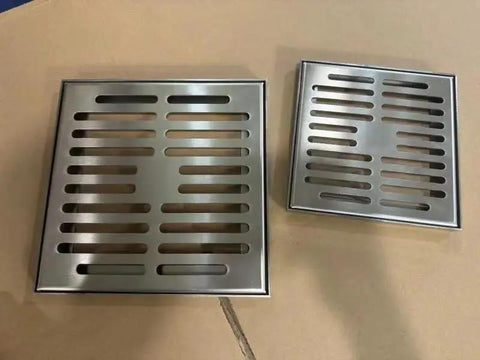 Rock Solid Removable Square Trench Drain Cover With Frame Crafted From Premium 304 Stainless Steel Catch Basin Grate for Yard Garden