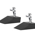 Cute Door Stop Set Of 2 Made From Zinc Alloy And Rubber Weighted Wedge Keeps Doors Open For Home Office Bedroom Garage Hands Free Access Prevents Slamming