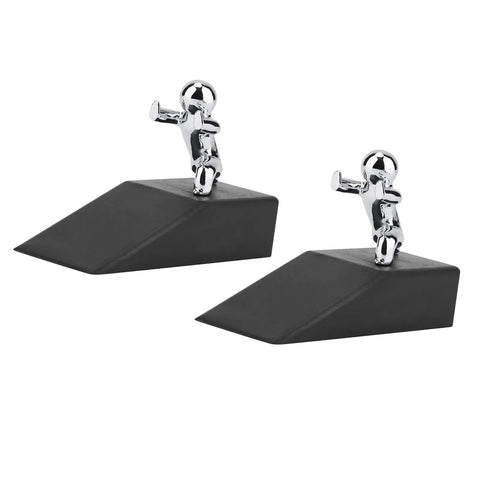 Cute Door Stopper Wedge 2 Pack Dope Decorative Rubber Door Stops For Home And Office Keep Doors Open With Style And Stable Support