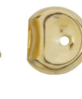 Slick Brass Plated Spring Loaded Bullet Catch With Striker Plate For Sliding Cabinet Doors, includes metal latch and pin.
