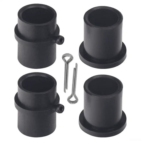Flange Wheel Bushing Bearing Kit For Lawn Mower Repair Replaces 741-0990B 714-0162 741-0990 showing bushings and clips