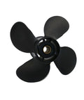 Outboard Propeller 10.3x13 Pitch Four Blade Beefed Up Aluminum Right Hand 13 Spline For Mercury Mariner Marathon Seapro 25 30 35 40 45 48 50 55 60 70 HP Boat Motors OEM Replacement 48 8M8026630