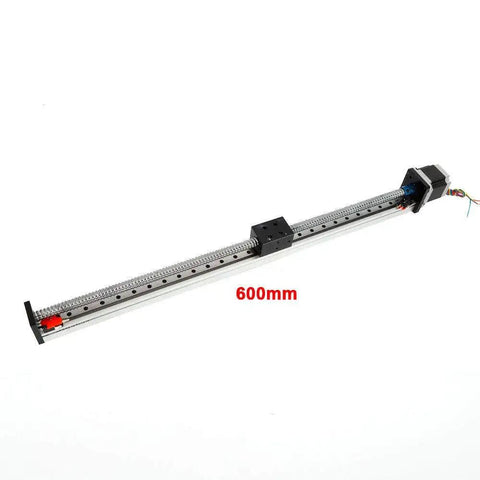 Top Tier Electric Cnc Linear Motion Table Slide Stage Actuator Featuring Hella Precise Movement Plug And Play Setup For Nema23 Motor 24V Shop Rigs Under Six Hundred Mm Travel Distance, 600mm aluminum rail stage.