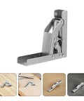 Wide Angle Cabinet Hinges for Smooth Door Operation Short Arm Durable Cold Rolled Steel 4 Pack on wood surface