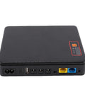 Mini Ups With 16000mAh Battery Backup For Routers And Modems Us Plug showing rear ports and sleek design for network reliability.