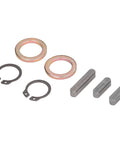 Components of Tough As Nails Alloy Steel Output Shaft 18mm Diameter And 128mm Length For Heavy Duty Power Transmission