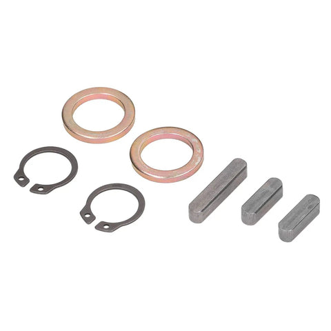Components of Tough As Nails Alloy Steel Output Shaft 18mm Diameter And 128mm Length For Heavy Duty Power Transmission