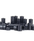 1000 Piece Nylon Spacers Assortment Kit With Hollow Non Threaded Standoffs Black For Electronics DIYers And Makers Insulation And Vibration Dampening ABS Nylon Plastic With Various Inner Diameters And Thicknesses, assorted black spacers