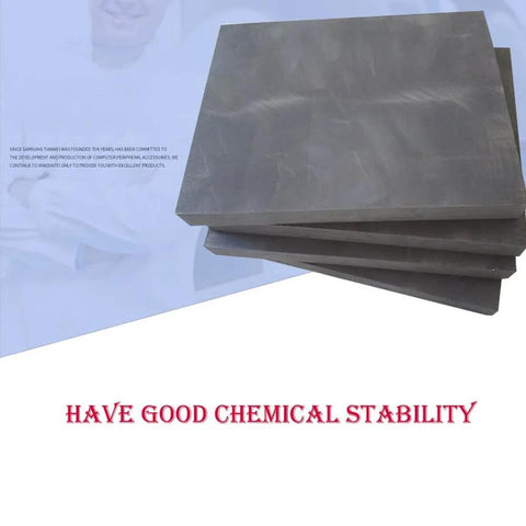 Five Pack Graphite Carbon Electrode Plates For Lab Use 100 By 100 By 2 To 10 Millimeter Anode Electrolytic Blocks