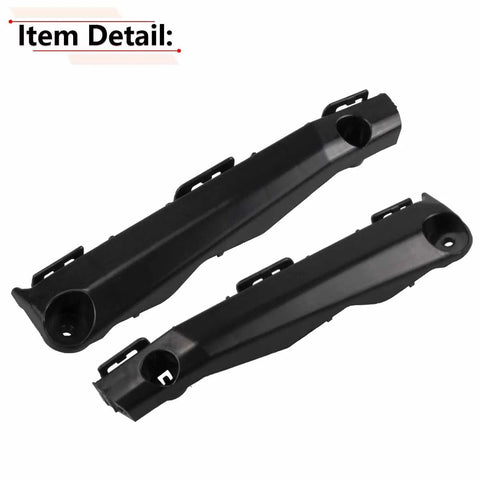 RLB-HILON front bumper brackets (2 pieces) for Toyota Camry 2012–2014, black plastic