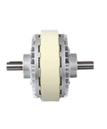 Dual Axis Magnetic Powder Clutch For 24V Motors, Tension Control Brake With Fast Response Torque, Non Contact Torque Transmission
