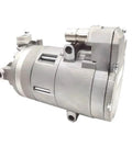 Electric AC Compressor For BMW 530Le G38 And X5 F15 Plug In Hybrid Rig High Voltage Scroll Cooling Unit with silver metal housing.