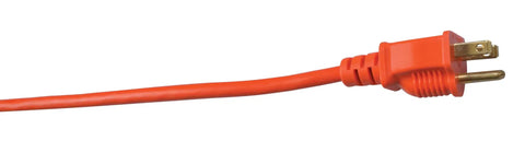 Outdoor Extension Cord 25 Ft 16 Gauge SJTW Flexible Vinyl Jacket Bright Orange UL Listed For Yard Tools And Lawn Equipment Heavy Duty