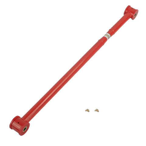 Rear Adjustable Track Bar For GM SUVs 2007 2014 Suburban 1500 2500 Tahoe Yukon Avalanche Escalade Built Tough Steel With Red Powder Coat Panhard Rod Compatible Suspension Upgrade For Off Road Strength, red steel bar with hardware