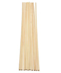Premium Quality Top Shelf Wooden Lollipop And Cake Pop Sticks, Quarter By 12 Inch Smooth Craft Rods, the Real Deal For Baking, Candy Making And Wedding Centerpieces 50 Count Pack, nine smooth wooden sticks