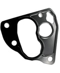 Heavy Duty Engine Gasket Set For Jaguar Xf Xe Xj With 3.0L V6 Aj126 Supercharged Motor, black gasket part with cutouts.