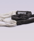 White Polyester Round Sling Three And Three Quarter Inch Body Eye To Eye, Eight Foot Length, 16,800 Lbs Vertical Rating