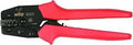 Ratchet End Sleeve Crimper For Quick Clean Wire Crimping, Durable multi-color tool with ratcheting head and ergonomic grip
