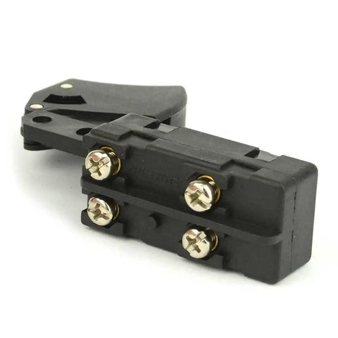 Top Tier Replacement Trigger Switch For Skil Bosch And Superior Electric Jigsaw Saw Sw77 2610321608 shown from the side.