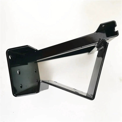 Golf Cart Front Frame Accessory Kit For Fixed Front Bridge Direction Machine On Sightseeing Car Front Frame Upgrade For Smooth Steering And Clean Look 1016385, black metal bracket shown