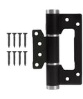 Black Slick Concealed Auto Door Hinges With Aluminum Alloy Build Easy Self Closing For Home Improvement Low Profile Durable And Quiet