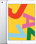Pre Owned Seventh Gen Ten Point Two Inch Wireless Tablet Thirty Two Gb Storage Silver Body Touch Id Sensor A10 Fusion Processor Mean Performance with colorful display.